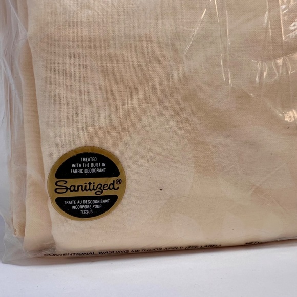 Vintage Wabasso Twin Sheet Set – Cream Floral – Made in Canada – New in Package - Picture 2 of 4